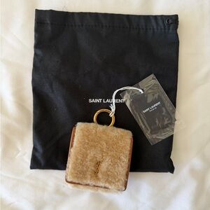 Saint Laurent AirPods Pro shearling case